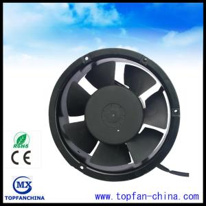 Quality Ball Bearing 7 Blade 220V Commercial Ventilation Fans 172x172x51mm wholesale