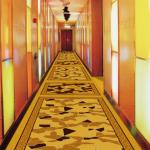 Commercial Hotel Carpet Flooring , Wilton Weave Carpet Jacquard Style