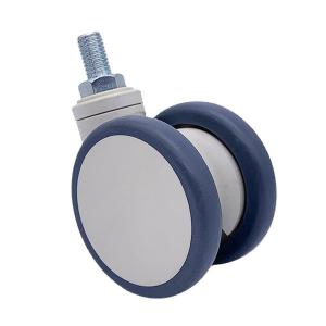 Quality 4 Inch Swivel TPU Thread Stem Hospital Medical Caster Wheels Furniture wholesale