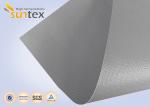 Heat Resistant Panel Ptfe Coated Fiberglass Cloth 0.45mm Fire Screen Fittings