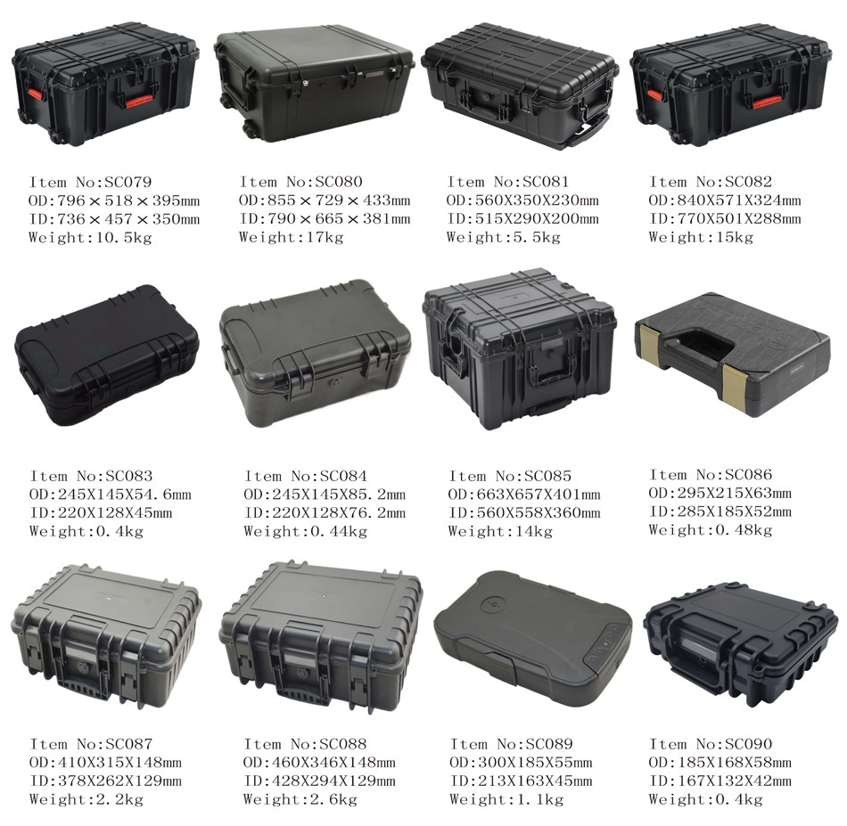 Waterproof Hard Plastic Case Crushproof Dustproof Protection