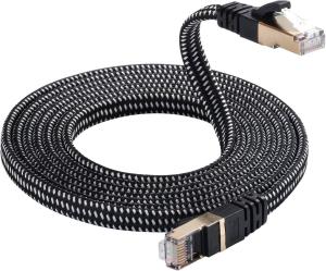 Quality Nylon Braided Cat7 Patch Cord Weatherproof High Speed 10Gbps wholesale