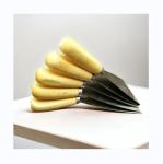 Long-Handle Putty Knife with 6 Blades Set for Wood Window Glass and Wallpaper