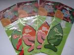 Eco friendly fish shape paper air freshener,various colors for choose