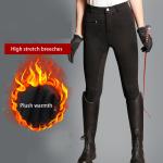 Customized Children's Winter Horse Riding Breeches Plush Warmth leggings