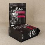 Side Gusset Flat Bottom Plastic Pet Food Packaging Bag With Zipper