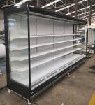 Supermarket Commercial Open Display Fridge Multi-deck Upright Air Curtain Open
