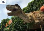 Life Size Mechanical Outdoor Dinosaur Statues For Dinosaur Theme Park / Zoo