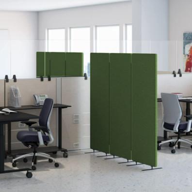 Polyer Fiber Beautiful Removable Acoustic Office Dividers Space Room Acoustic