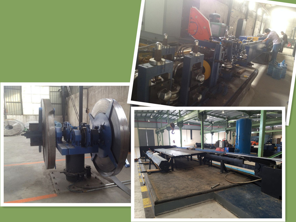 Furniture Tube Making Machine With Hydro Testing End Facing Steel