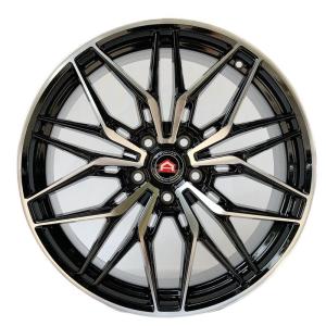 Quality Lightweight Forged Alloy Aluminum 19x8 5 5x100 Wheels Black OEM Auto Parts wholesale