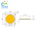 2825 Cob 100W 40-42V 120° Beam Angle LED CHIP for Down Light