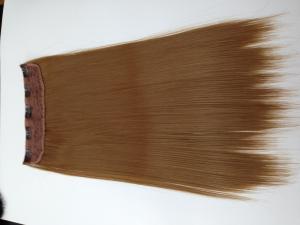 Quality Silky Straight Long Synthetic Hair Extensions For Black Women With Clip wholesale
