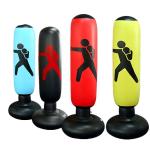 Punching Heavy Bag,Inflatable Punching Bag Freestanding Fitness Punching Boxing