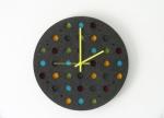 Felt Round Laser Logo Large Wall Clocks Home Decoration Products 12mm Sheet