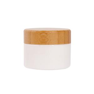 Quality Bamboo Wood Lid Cosmetic Face Cream Jar 5ml 15ml 30ml 50ml 100ml wholesale