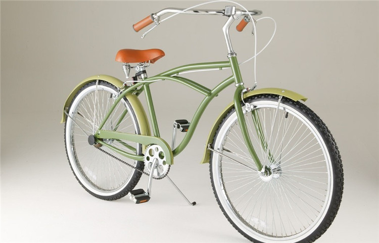 Hot sale OEM steel frame 26" 2.125 old style beach cruiser bike with single speed