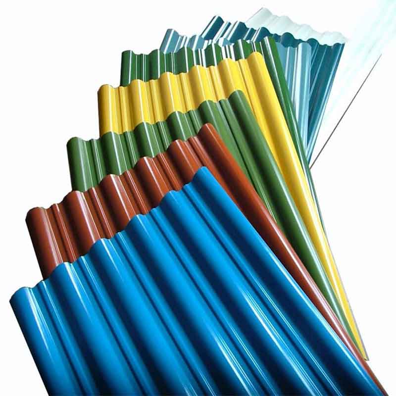 Zinc Roof Panels Color Coated Iron Corrugated Galvalume Steel 700-2000MM
