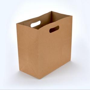Quality Brown kraft paper bag carry gift bags wholesale