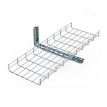 Stainless Steel Wire Cable Tray Grid / Linear Aluminum Wire Tray