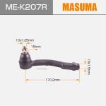 Yes ME-K207R MASUMA Ball Joint tie rod end 568202E900 56820-2E900 for HYUNDAI