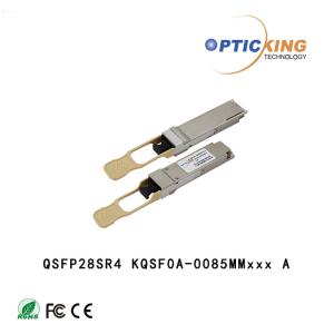 Quality OPTICKING 100m 850nm QSFP Transceiver Module 100G QSFP28 SR4 wholesale