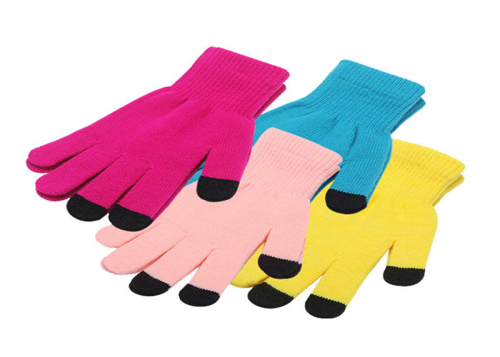 Warm Touchscreen Winter Gloves Comfortable Feeling For Smart Phone