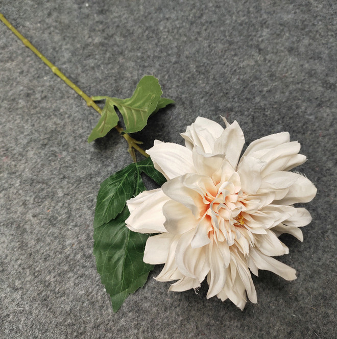 European Style 3 Heads Dahlia Artificial Flower For Home Party Wedding Silk Flower