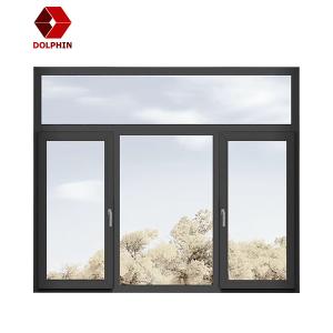 Quality White Aluminum Frame Casement Windows Tempered Glass Swing Open Style wholesale