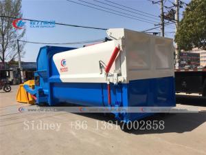Quality 16cbm Mobile Garbage Compression Station For Hooklift Truck wholesale