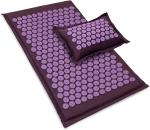 75*42cm PVC Massage Acupressure Yoga Mat Green Eco Friendly