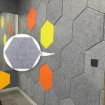 Sound Proofing Acoustic Wall Panels 100% Polyester Fiber
