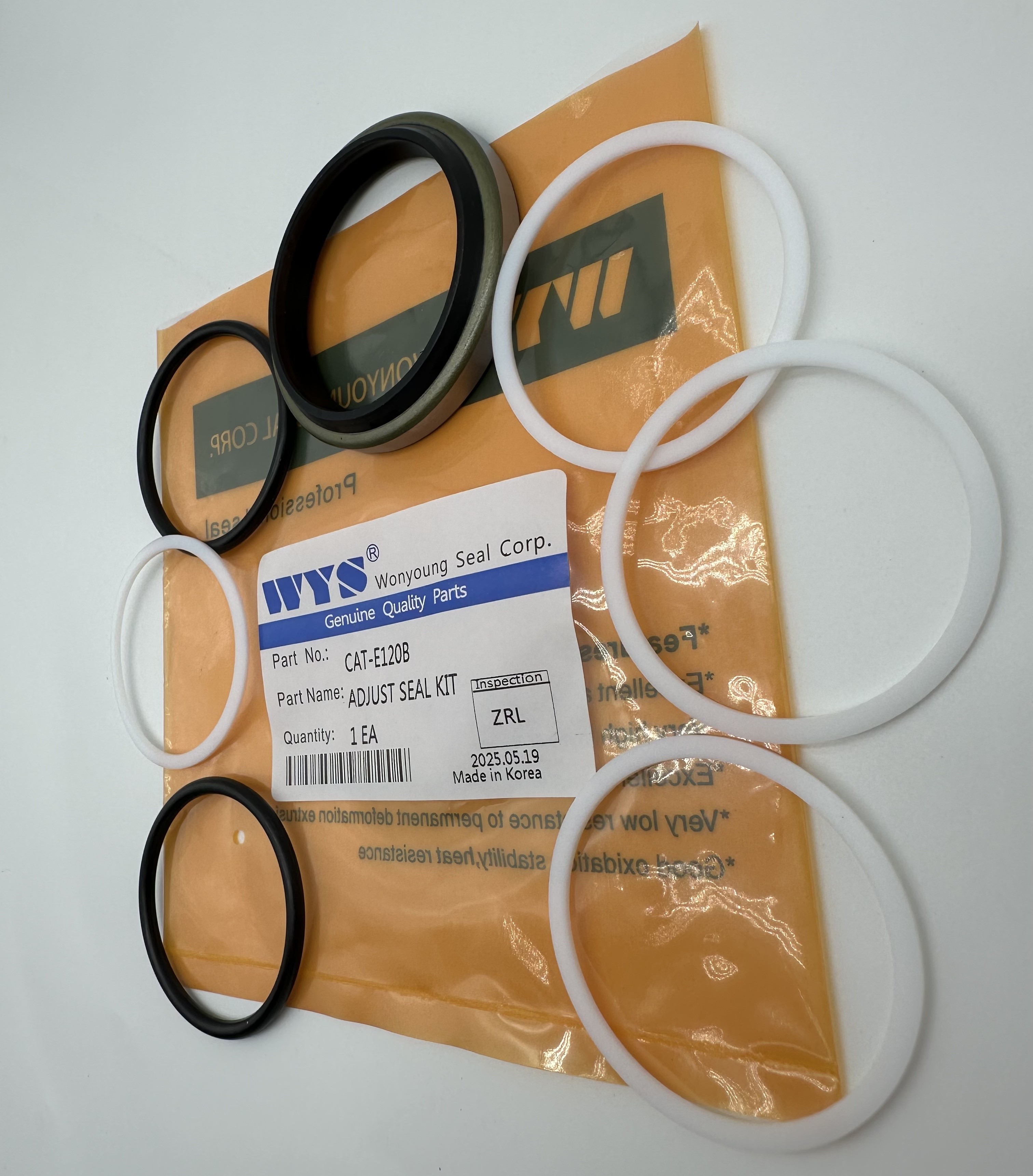 WYS Caterpillar NO CAT-E120B ADJUST SEAL KIT