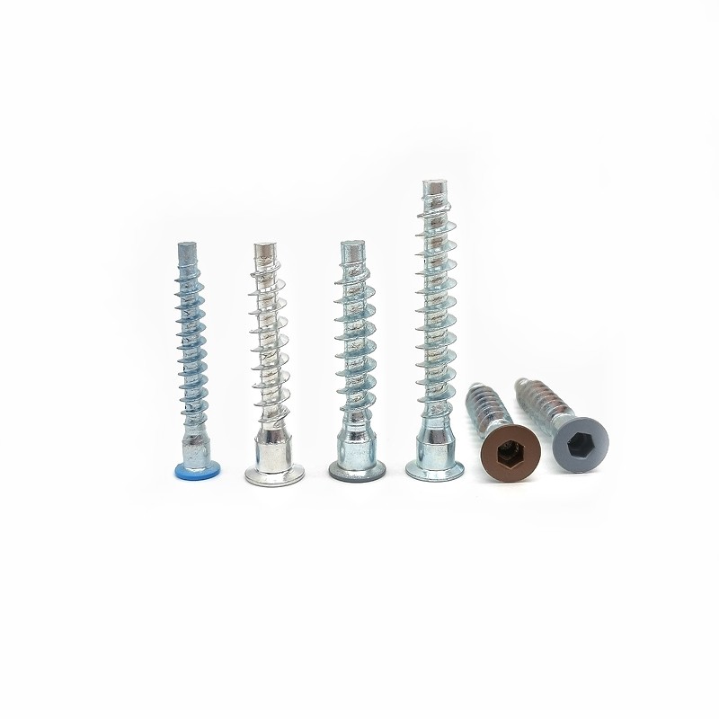Crown Mark Self-Tapping Cross-Thread Screw Countersunk Hexagon Straight