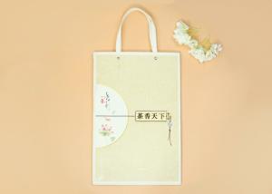 Quality White Kraft Shopping Bags Color Printing With Metal Pin Multifunctional wholesale