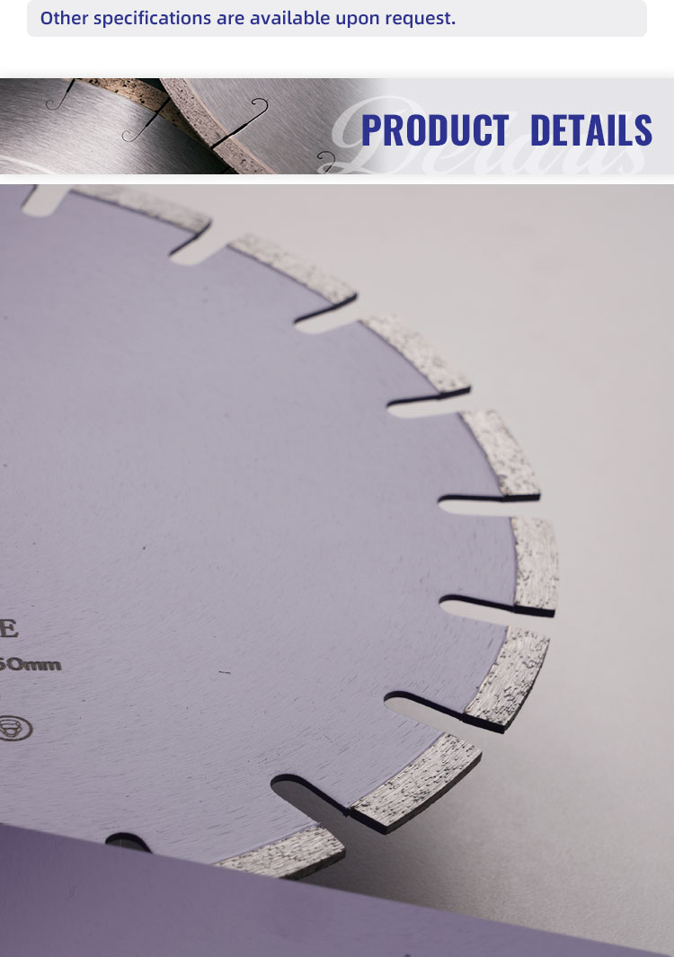 Diamond Disc for Industrial Grade Asphalt Paver Blade from Concrete Cutting Blade Saw