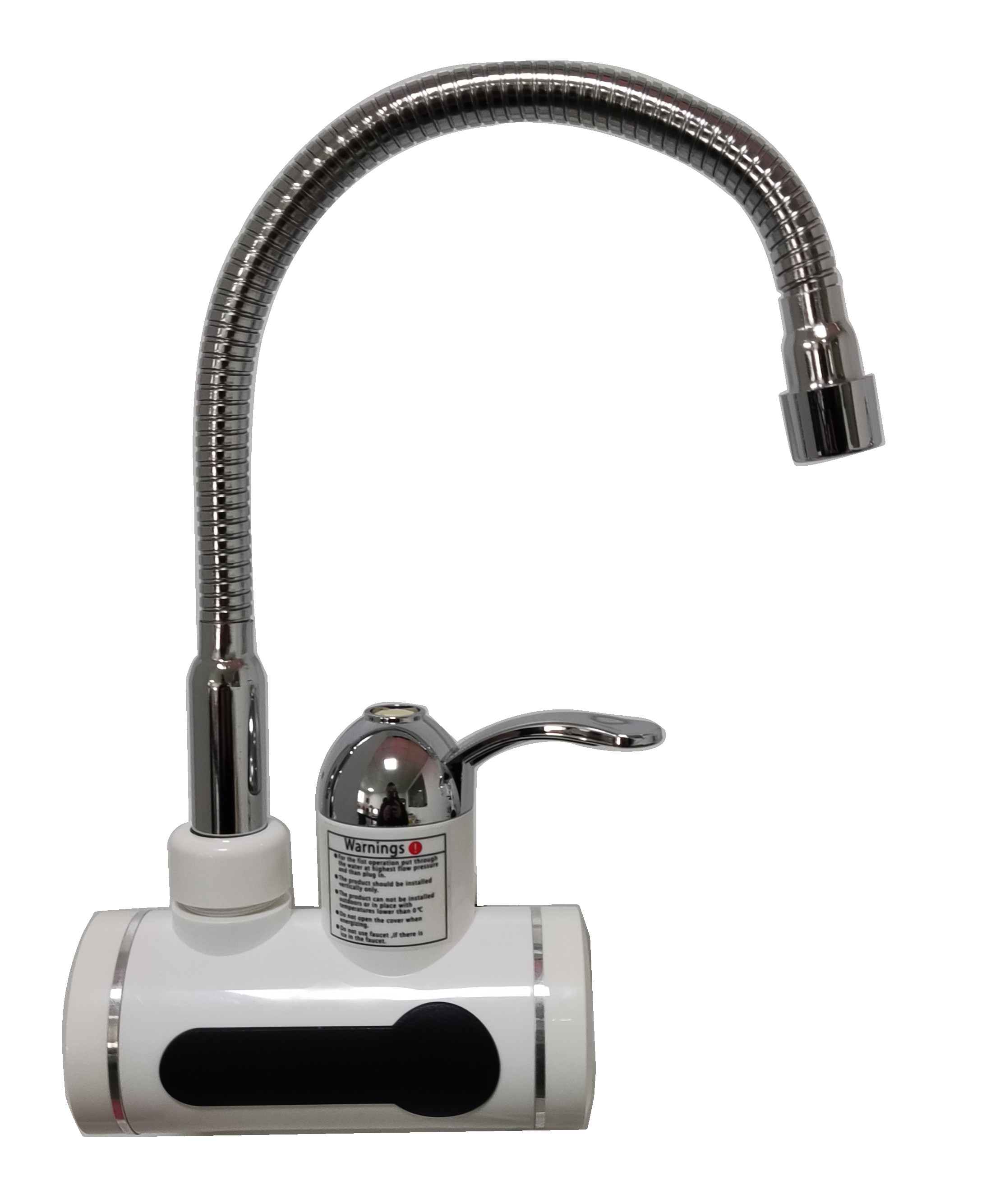 Tankless Instant Electric Heater Tap 304 Stainless Electric Heated Basin Tap CE