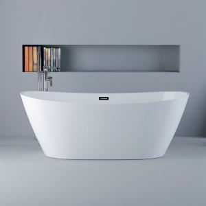 Quality Modern Acrylic Freestanding Bathtub Oval Shape Fresh High Glossy wholesale
