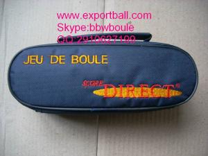 Quality boules/petanque nylon bag, textile letter bag, print logo bag wholesale