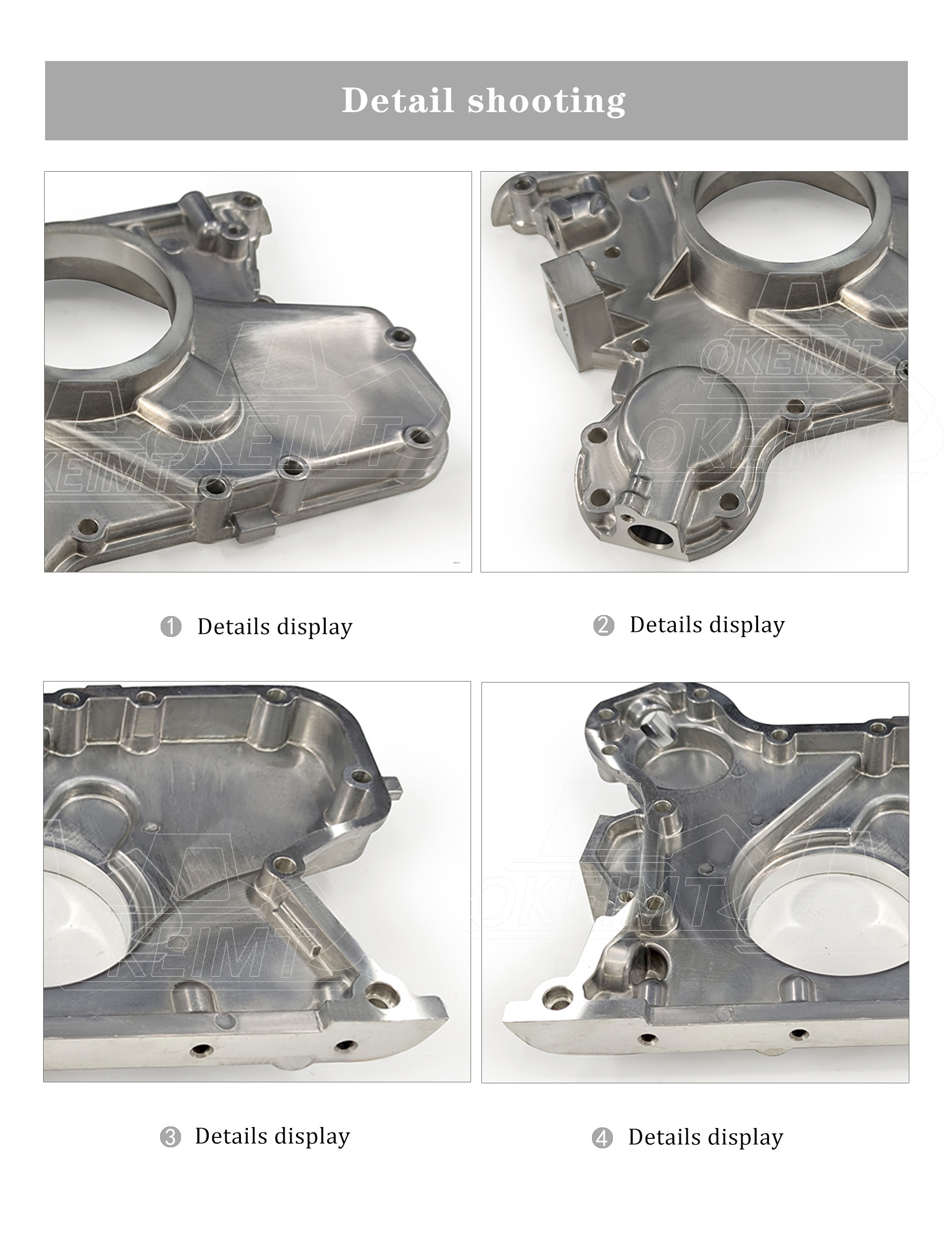 Diesel Engine Parts Gear Housing 5333034 QSB6.7 6D107 Front Cover