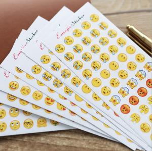Quality Eco Friendly Custom Decorative Stickers Glassine Bottom Cute Stationery Stickers wholesale