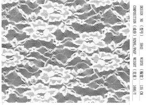 Quality Elastane White Lingerie Lace Fabric Custom Print Garment Accessory wholesale