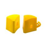Durable Star Picket Y Fence Post Yellow Plastic Cap For Protection