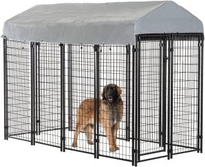 Quality Pet 8 X 4 X 6ft Heavy Duty Dog Kennel Panels Outdoor Galvanized Welded wholesale