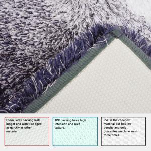 Quality Quick Water Absorption Tufted Bath Mat Pile Height 4cm Non Slip Bathroom Mat wholesale
