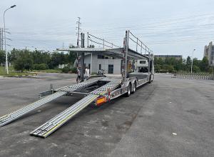 Quality Anton Car Transport Semi Trailer Car Transporter Trailer Self-dumping For 6-8 Cars wholesale