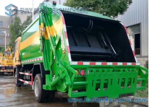 Quality Dongfeng Double Axle Garbage Removal Truck 6cbm-10cbm 6550*2090*2580 Mm Dimension wholesale