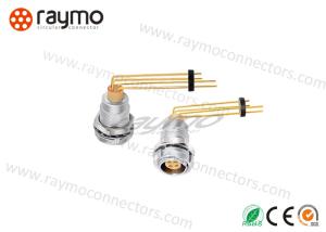 Quality Audio Vedio Cable ECG EGG Circular Push Pull Connectors 90 Degress wholesale