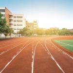 Impact Resistance 13mm Sandwich System Running Track Playground Sports Flooring