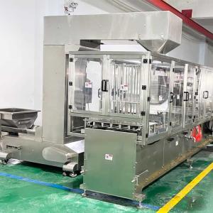 Quality Aluminum Foil Fruit Granule Tray Filling Equipment 0.5m³/Min Air Consumption wholesale